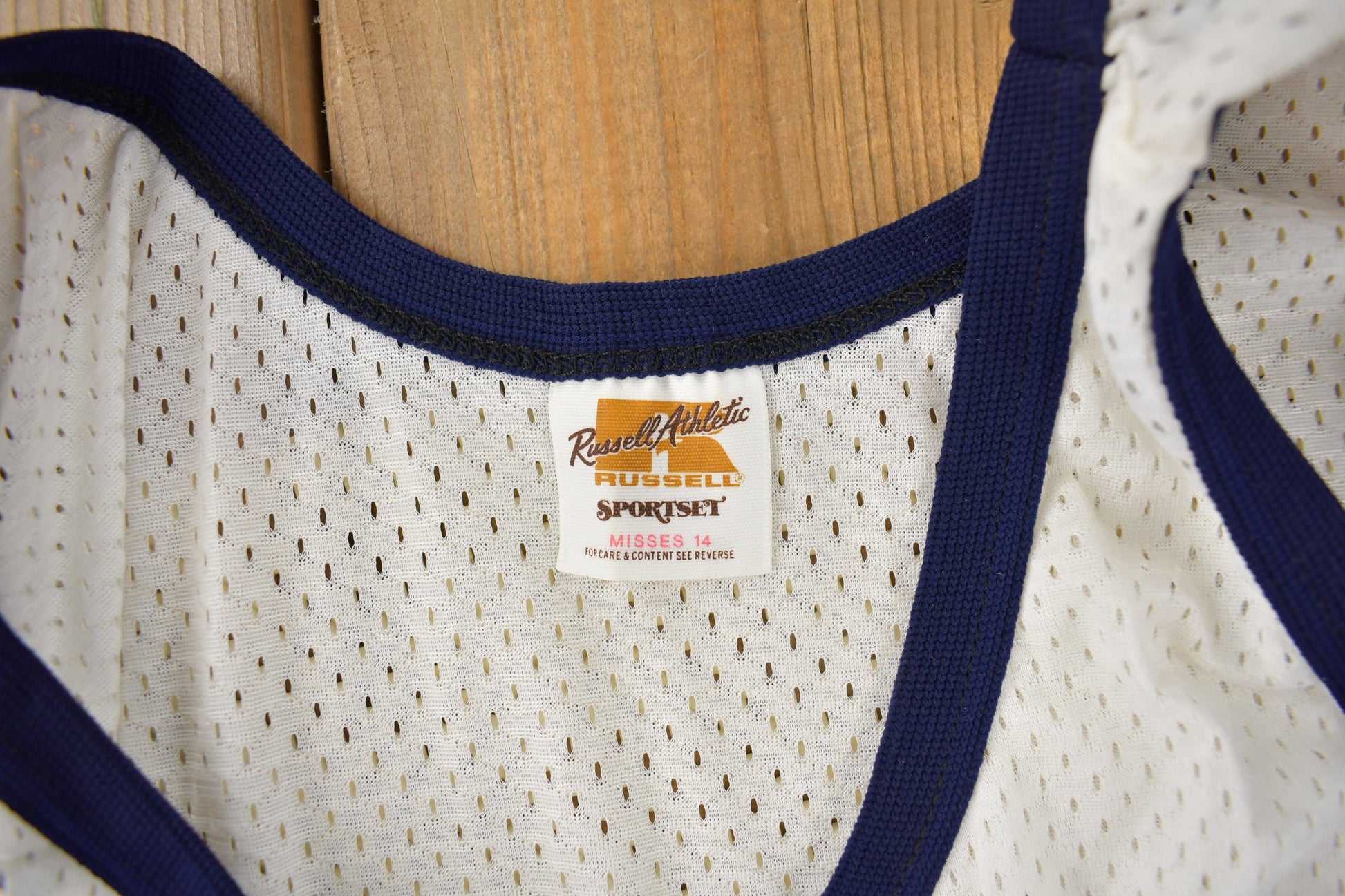 Vintage 1970s GSC Track Russell Athletics Women's Basketball Jersey Size 14