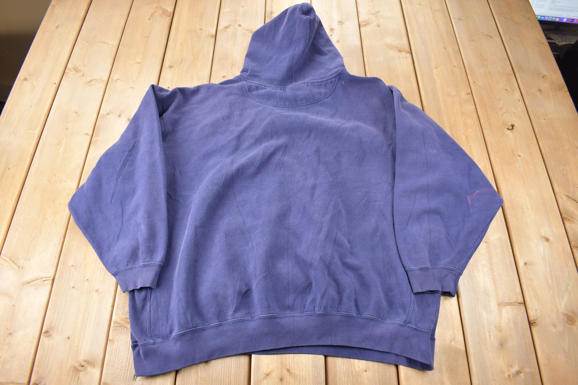 Vintage 1990s Columbus Blue Jackets NHL Embroidered Hockey Hoodie Size 2XL