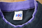 Vintage 1990s Lightning Bolt Blank T Shirt Made In USA Size L