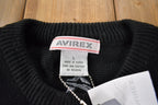 Vintage 2000s Avirex Embroidered Deadstock Knit Crewneck Sweater Size L