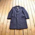 Vintage 1970s Gino Disegnatore 100% Wool Button Up Jacket Made In Canada