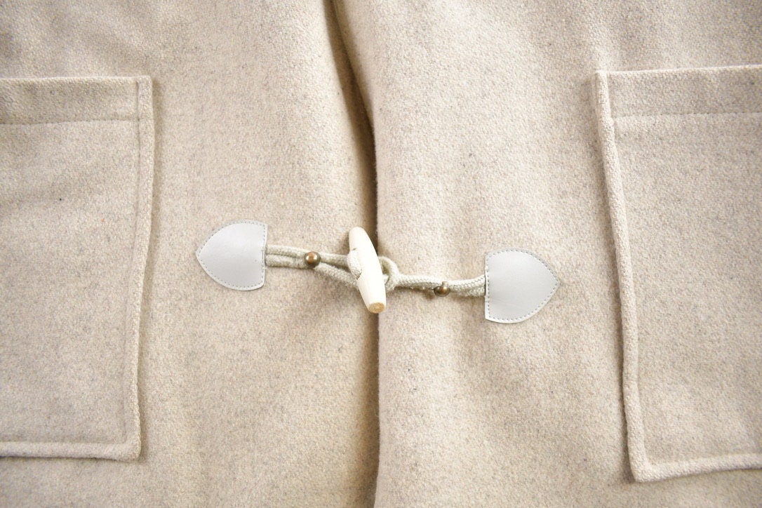 Vintage 1970s Trilogi By Super Fashions Wool Toggle Button Up Jacket