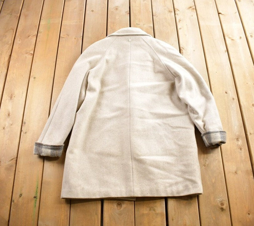 Vintage 1970s Trilogi By Super Fashions Wool Toggle Button Up Jacket