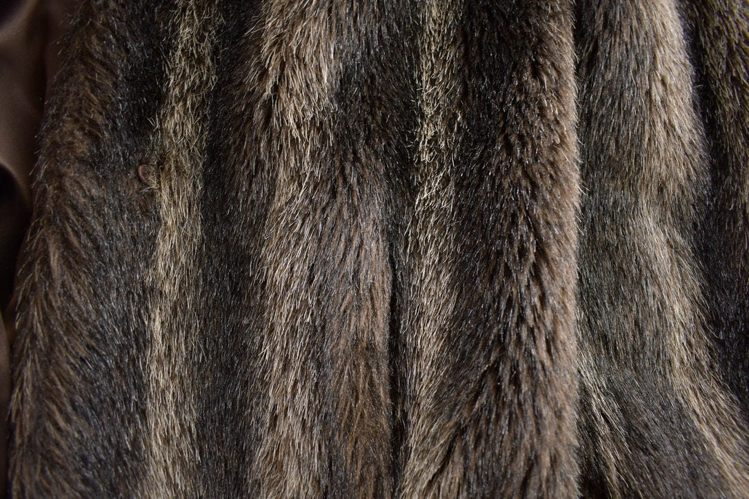 Vintage 1970s Jordache Full Length Mink Fur Coat