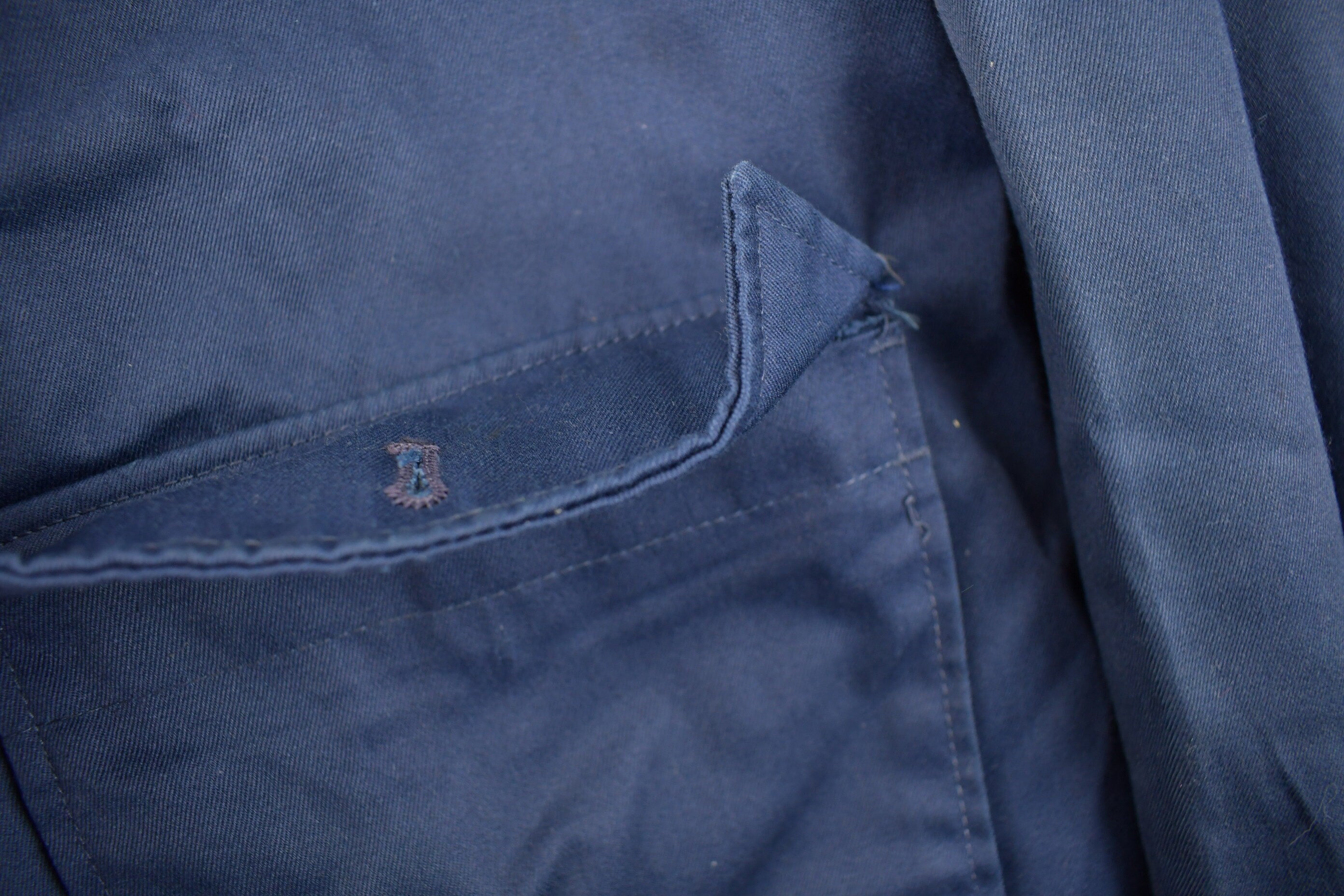 Vintage 1970s Lee Boxy Canvas Work Jacket Made In USA Size 48L