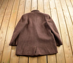 Vintage 1970s Alpacama 100% Wool Button Up Jacket Made In USA
