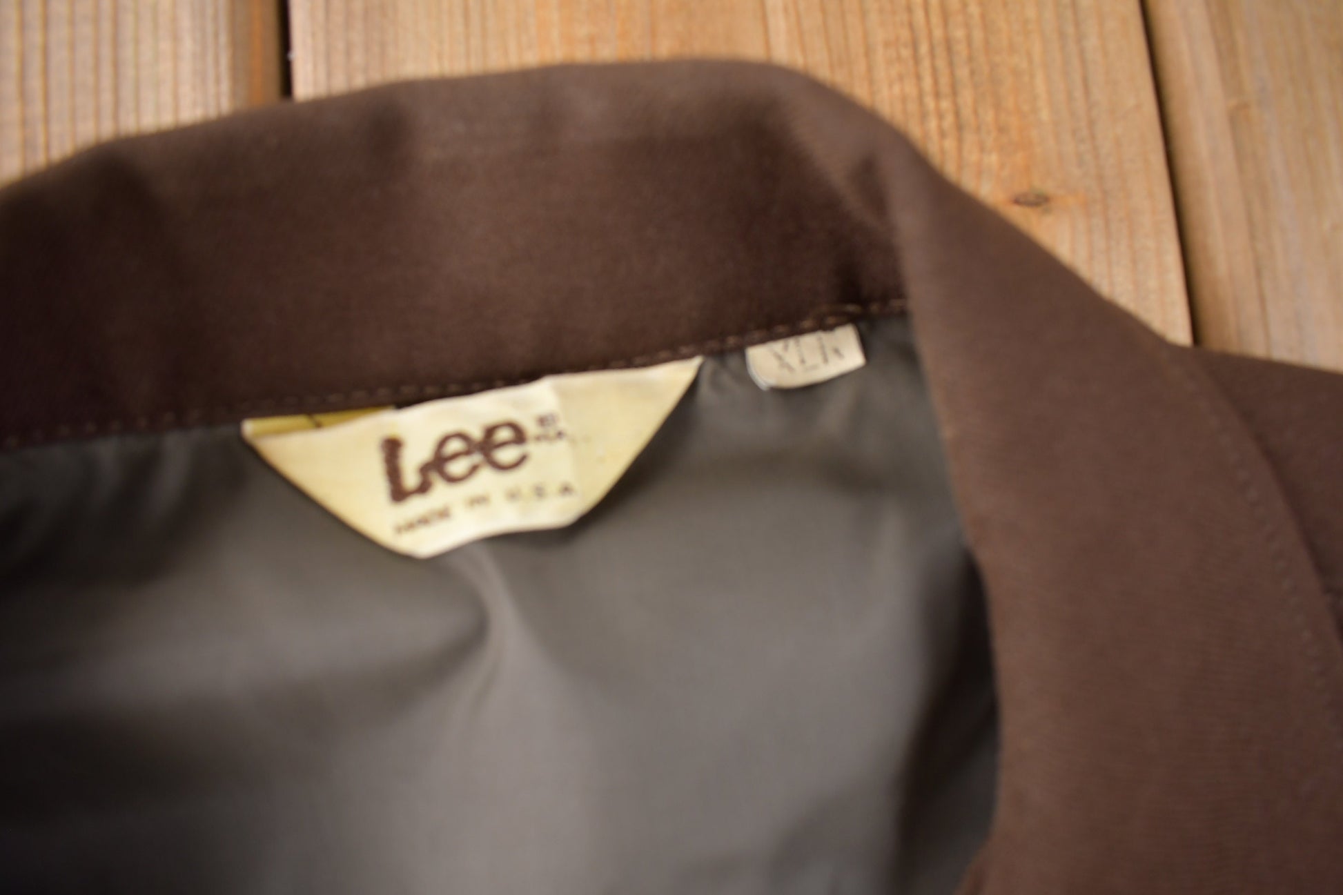 Vintage 1970s Lee Western Style Pearl Snap Button Up Shirt Made in USA Size XL