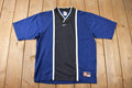 Vintage 1990s Nike Middle Swoosh Blue Jersey Style T Shirt Size S