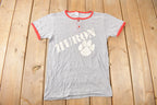 Vintage 1980s Huron Champion Henley Ringer T-Shirt Made In USA
