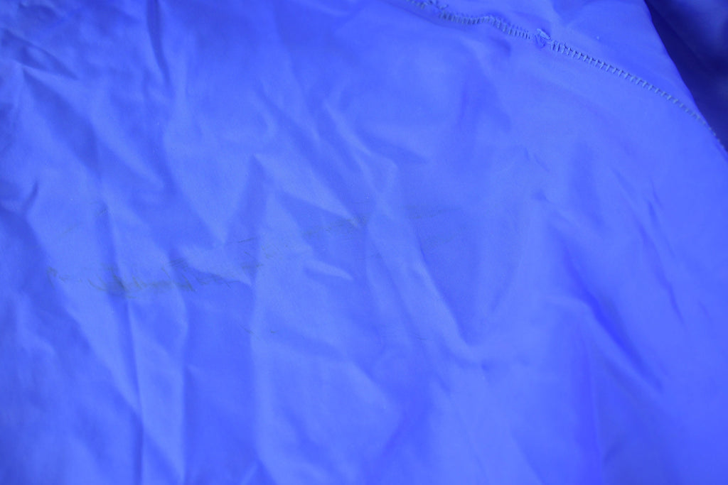 Vintage 1960s Blank Blue Champion Snap Button Jacket Size M