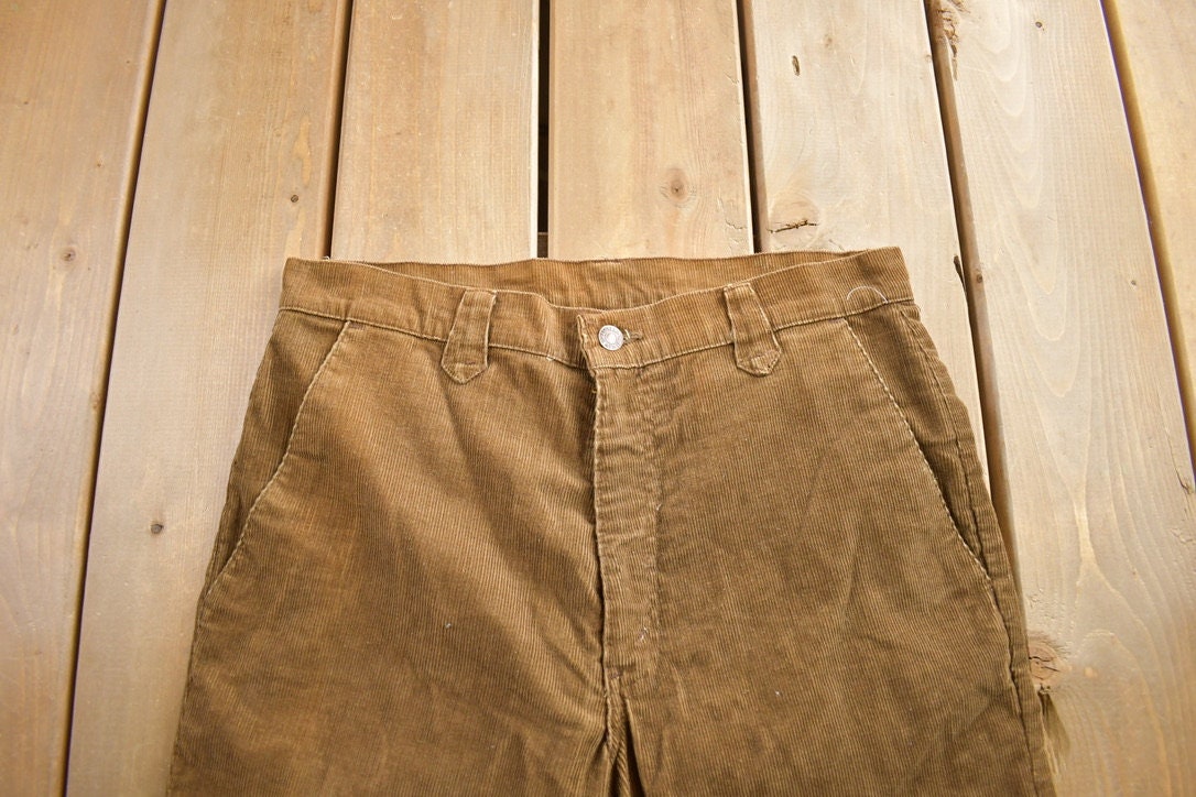Vintage 1970s Levi's Corduroy Pants Size 34x32