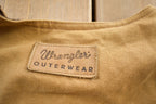Vintage 1980s Wrangler Blanket Lined Work Vest Size XL