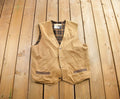 Vintage 1980s Wrangler Blanket Lined Work Vest Size XL