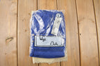 Vintage 1970s Deadstock Wye Oaks Blank Blue Sweat Pants Size M