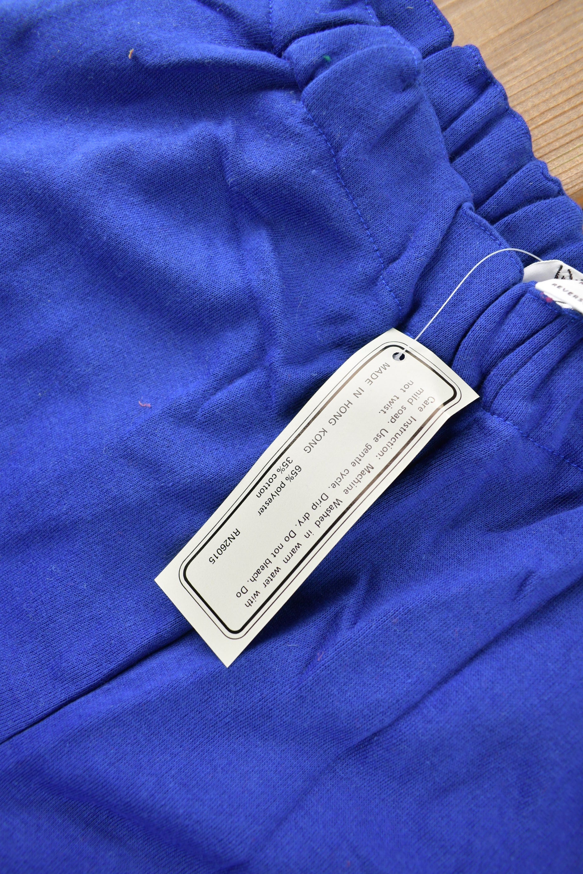 Vintage 1970s Deadstock Wye Oaks Blank Blue Sweat Pants Size M