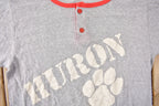 Vintage 1980s Huron Champion Henley Ringer T-Shirt Made In USA