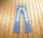 Vintage Y2K Miss Me Faded Low Rise Jeans Size Boot Cut Size 26x33