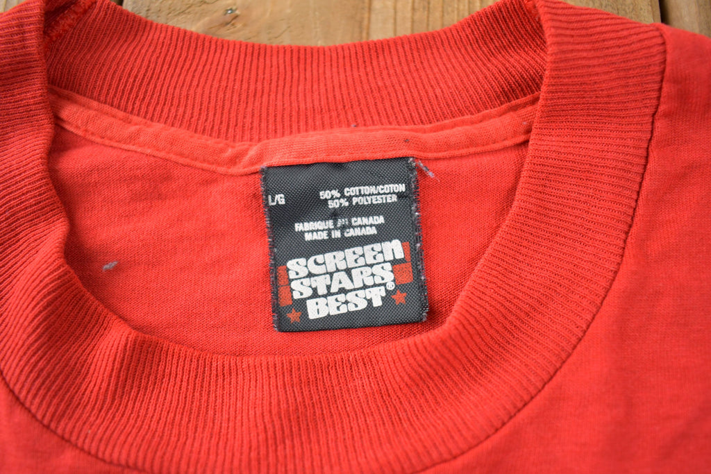 Vintage 1988 Montreal Canadiens NHL Hockey Graphic T-Shirt Made In Canada