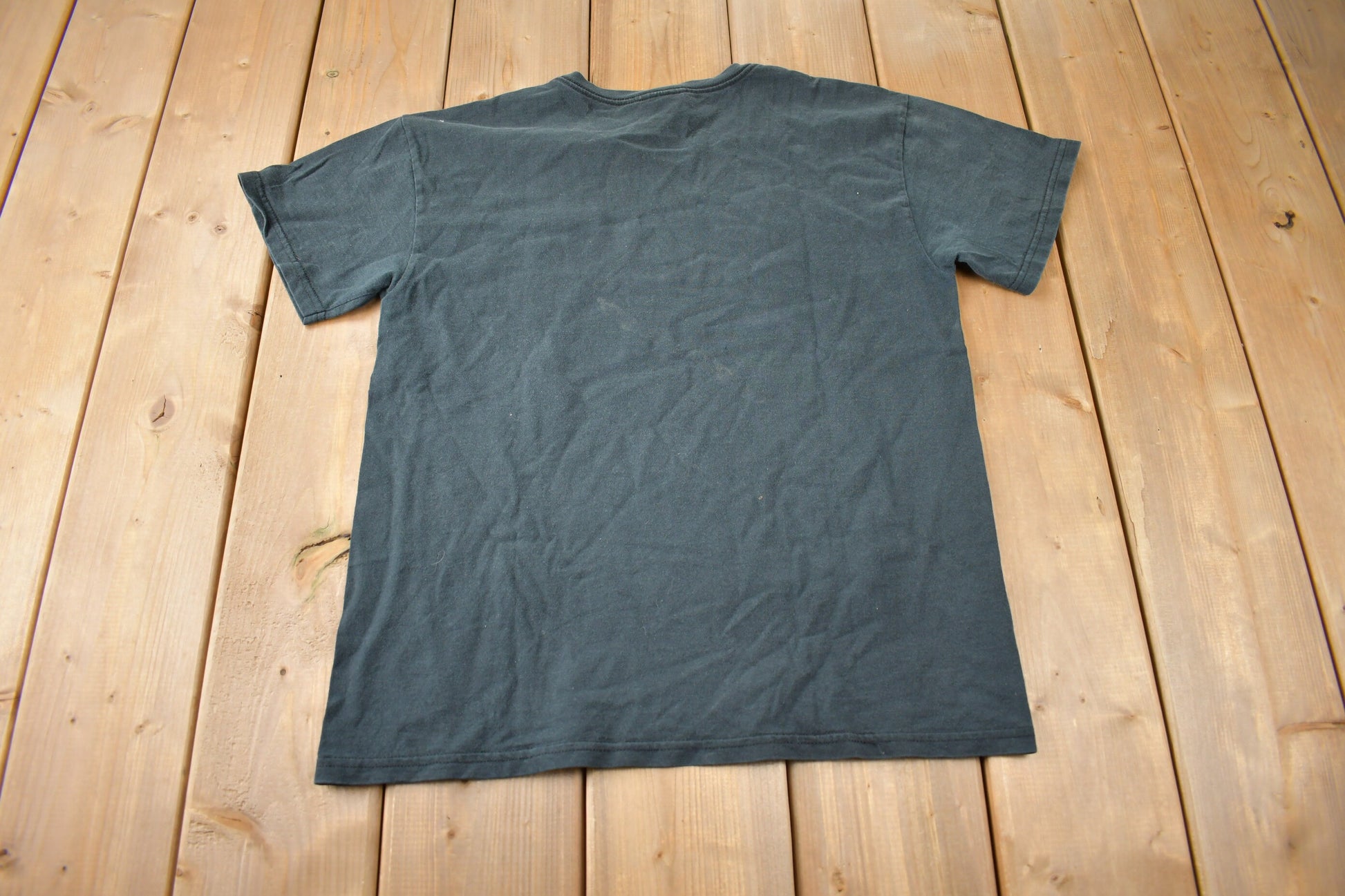 Vintage 1990s Nike Mini Swoosh Embroidered T Shirt Made In USA