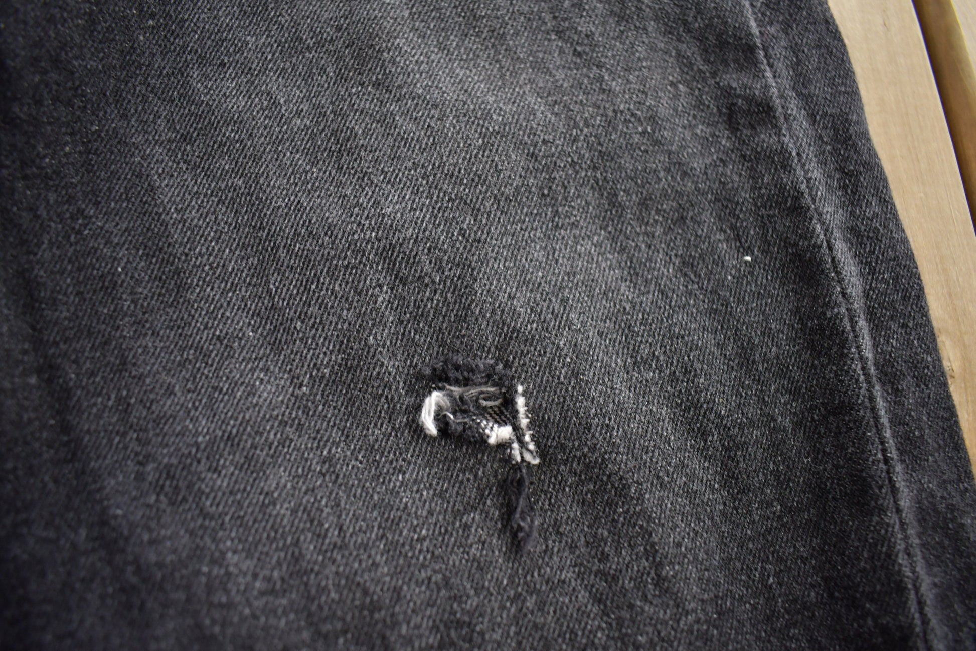 Vintage 1990s Levi's Silver Tab Black Jeans Size 27x29