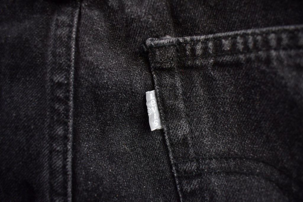 Vintage 1990s Levi's Silver Tab Black Jeans Size 27x29