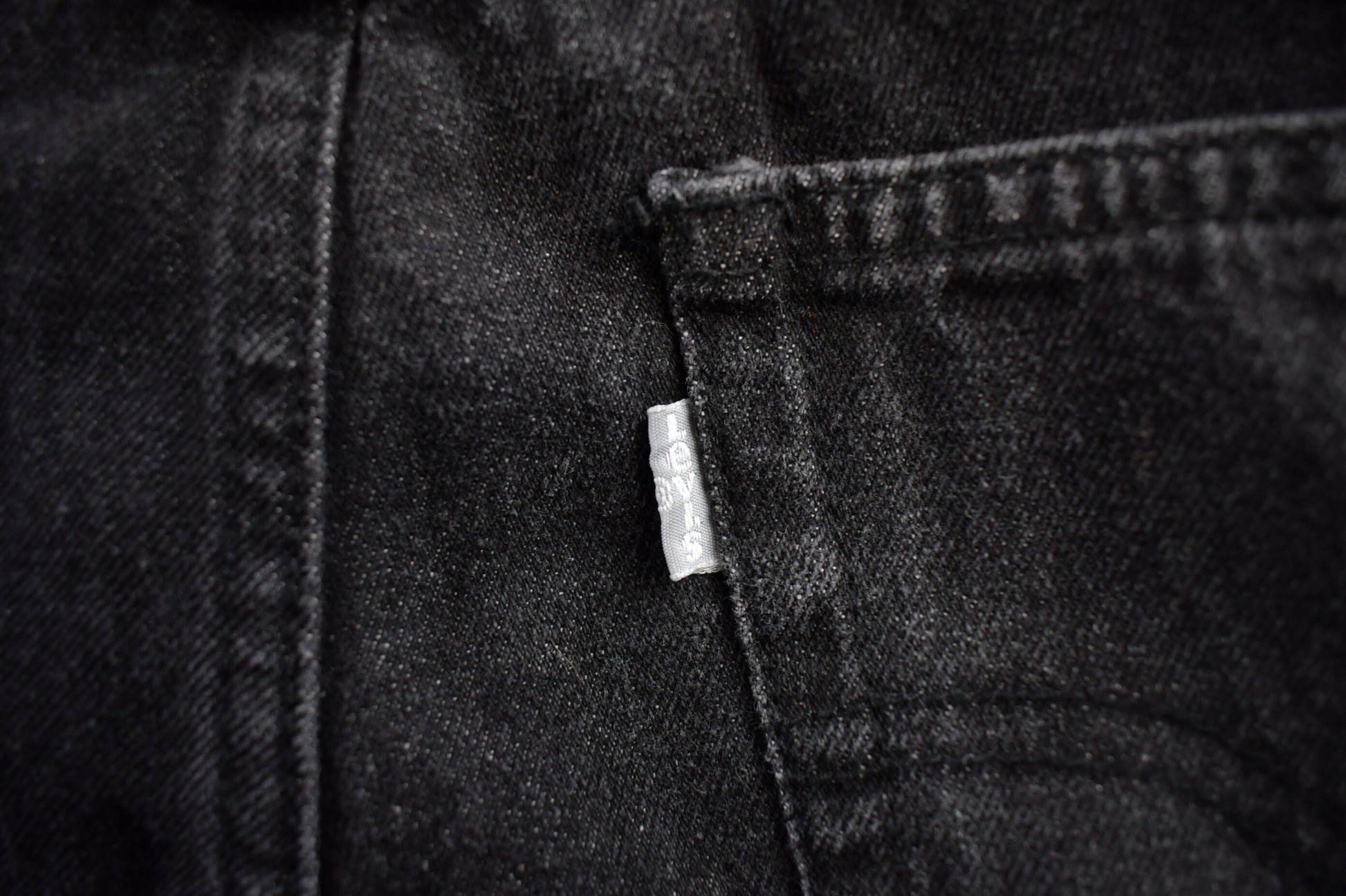 Vintage 1990s Levi's Silver Tab Black Jeans Size 27x29