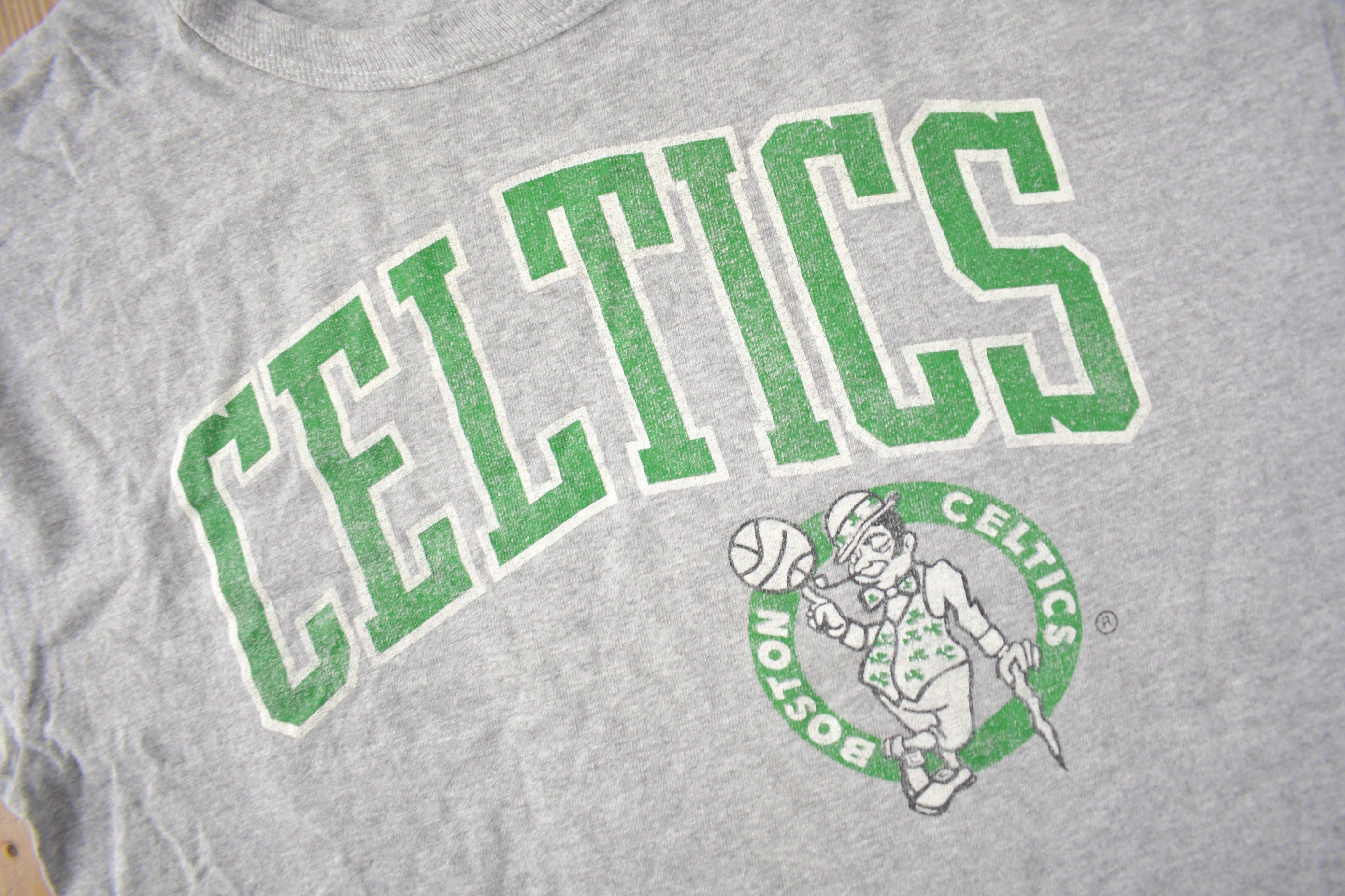 Vintage 1990s Boston Celtics NBA Basketball Starter Graphic T-Shirt Made In USA