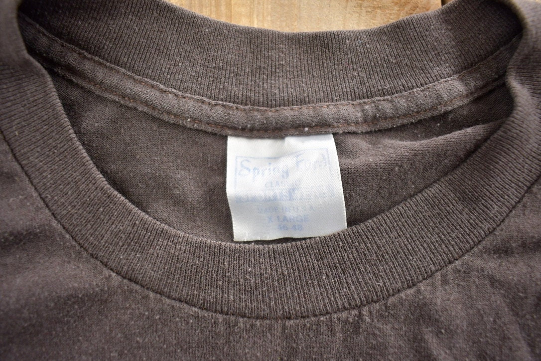 Vintage 1980s NFL Football Cleveland Browns Graphic Single Stitch T-Shirt Made In USA