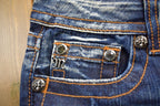 Vintage Y2K Miss Me Low Rise Jeans Boot Cut Low Rise Jeans Size 26x33