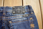 Vintage Y2K Miss Me Low Rise Jeans Boot Cut Low Rise Jeans Size 26x33