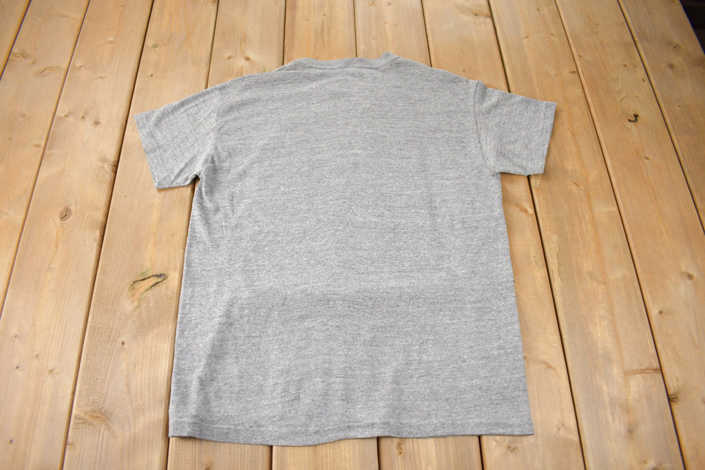 Vintage 1970s Bath Basketball Camp Single Stitch Graphic Russell Athletics T Shirt Made In USA