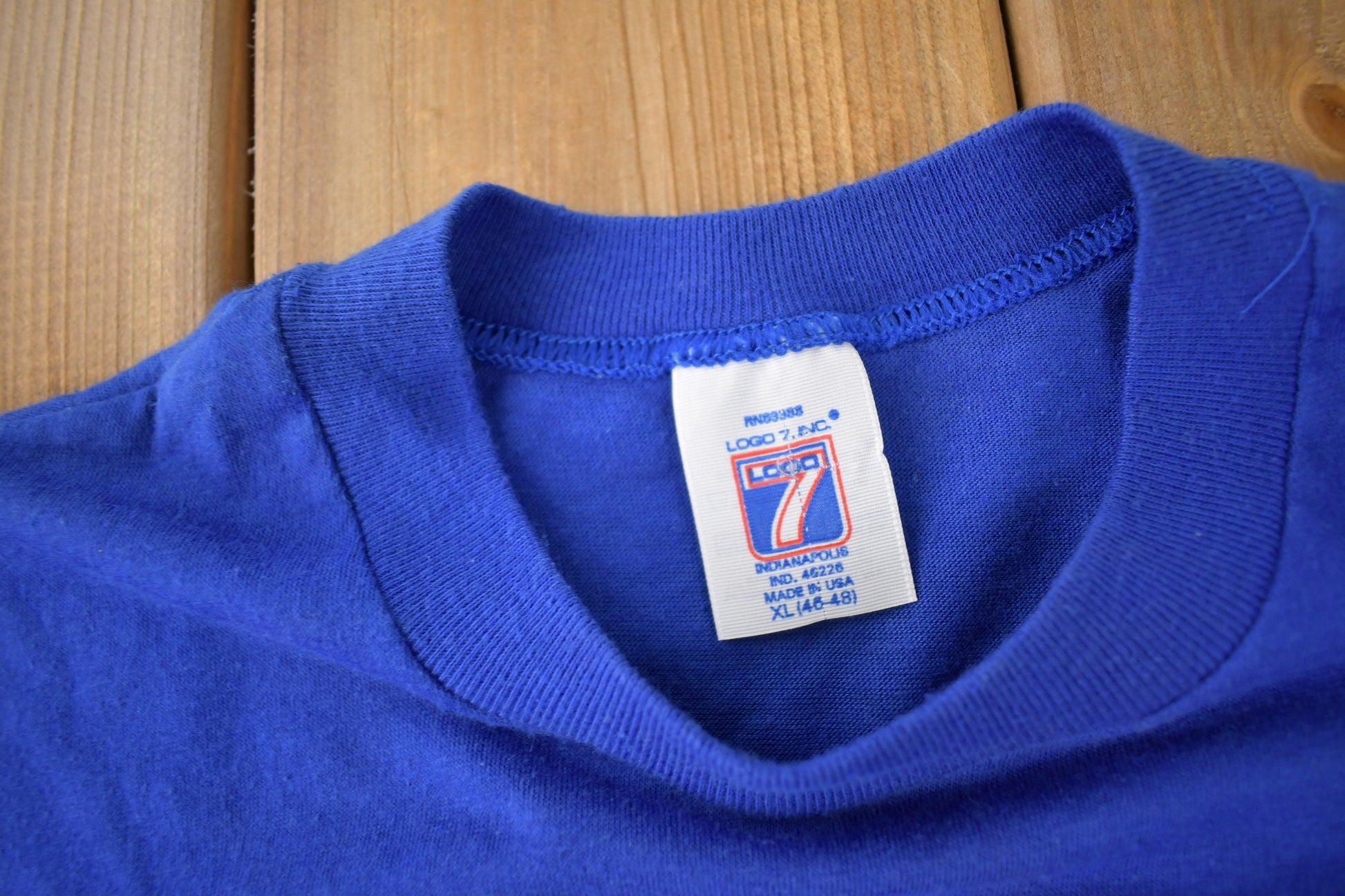 Vintage 1980s University Of Pittsburgh Pitt Panthers Collegiate Logo 7 Graphic T-Shirt Made In USA