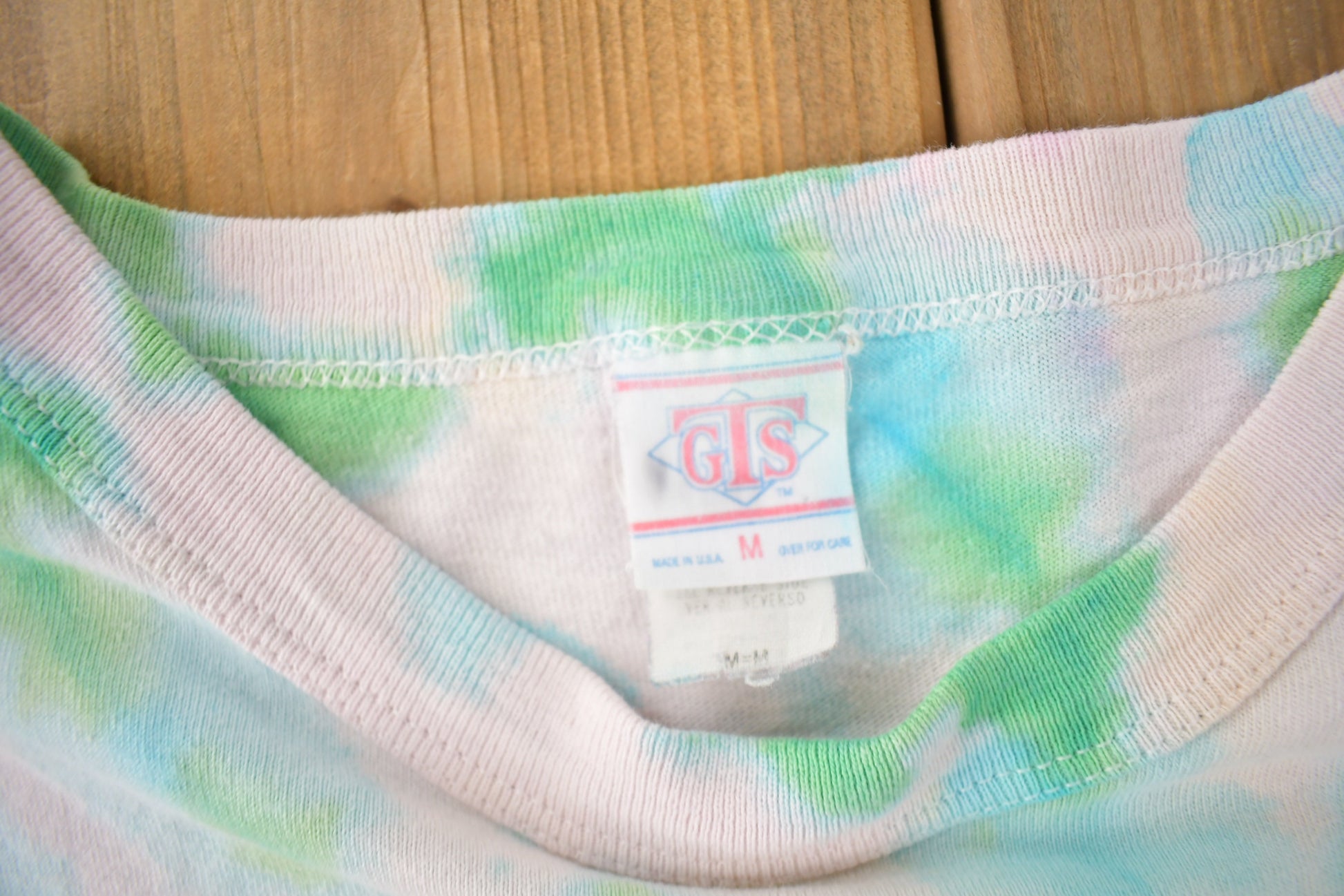 Vintage 1994 Charlotte Hornets NBA Basketball Tie Dye Graphic T-Shirt Made In USA