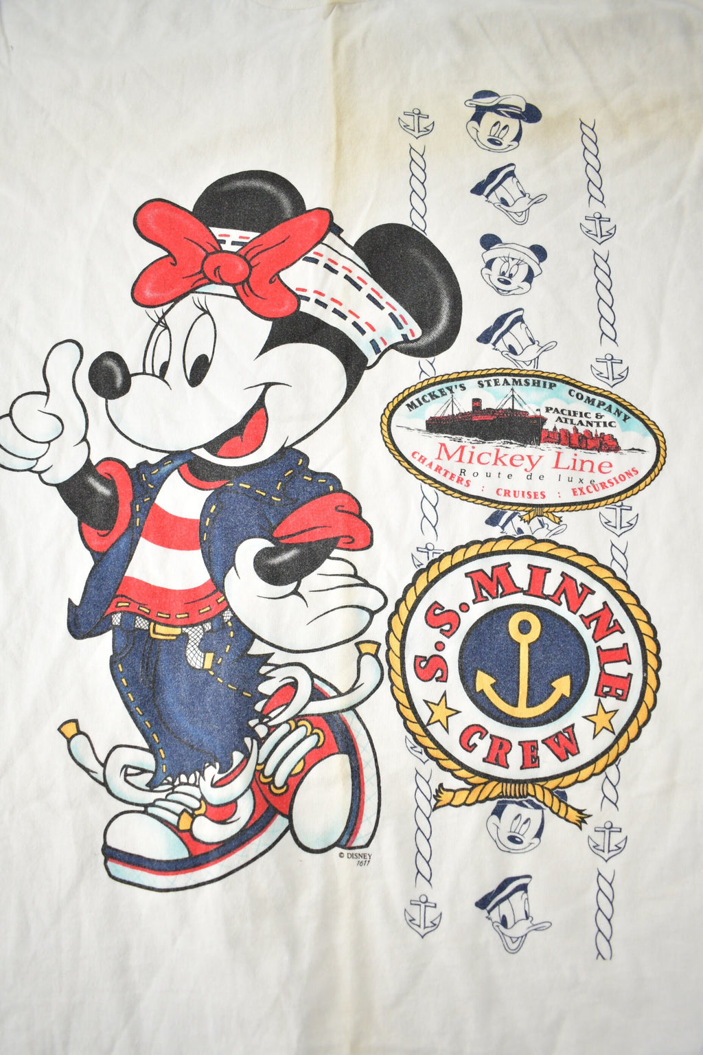 Vintage 1980s Disney Minnie Mouse Graphic T-Shirt Made in USA