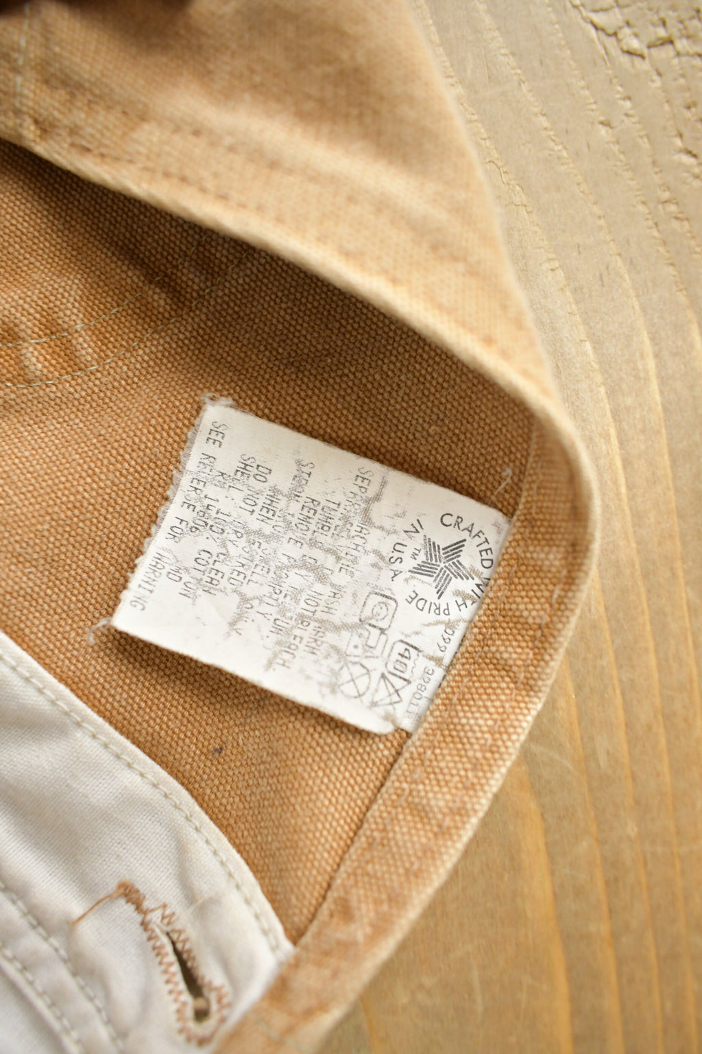 Vintage 1980s Carhartt Double Knee Canvas Overalls Size 40 x 30 Made in USA