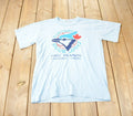 Vintage 1980s MLB Baseball Toronto Blue Jays Gananoque Graphic T-Shirt Made In Canada