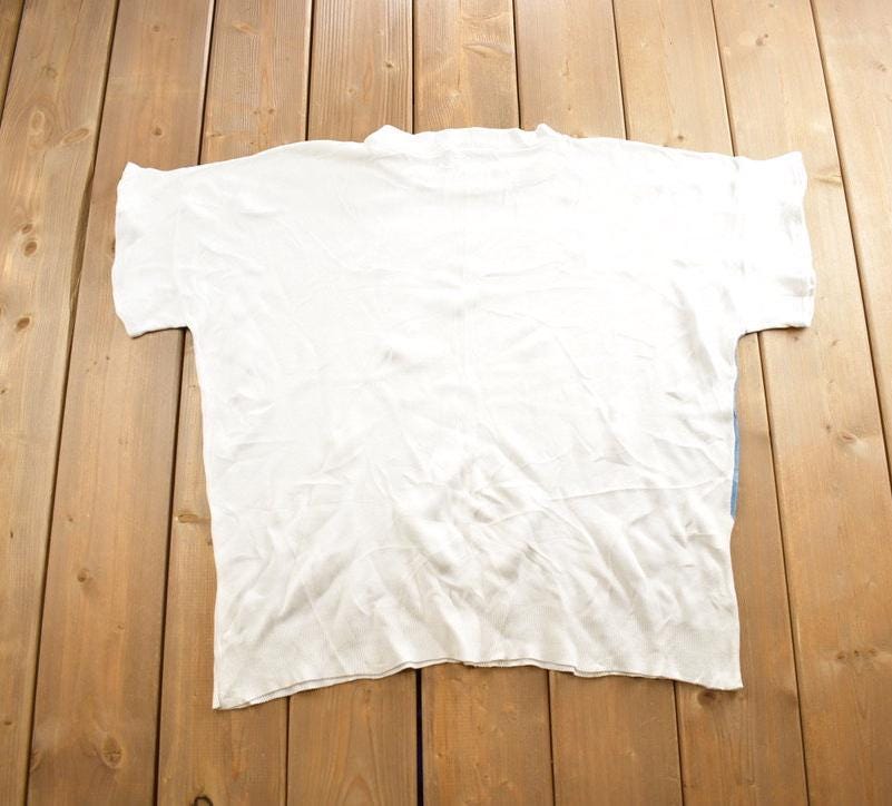 Vintage 1980s Golfing Argyle Crewneck T-shirt Made In USA