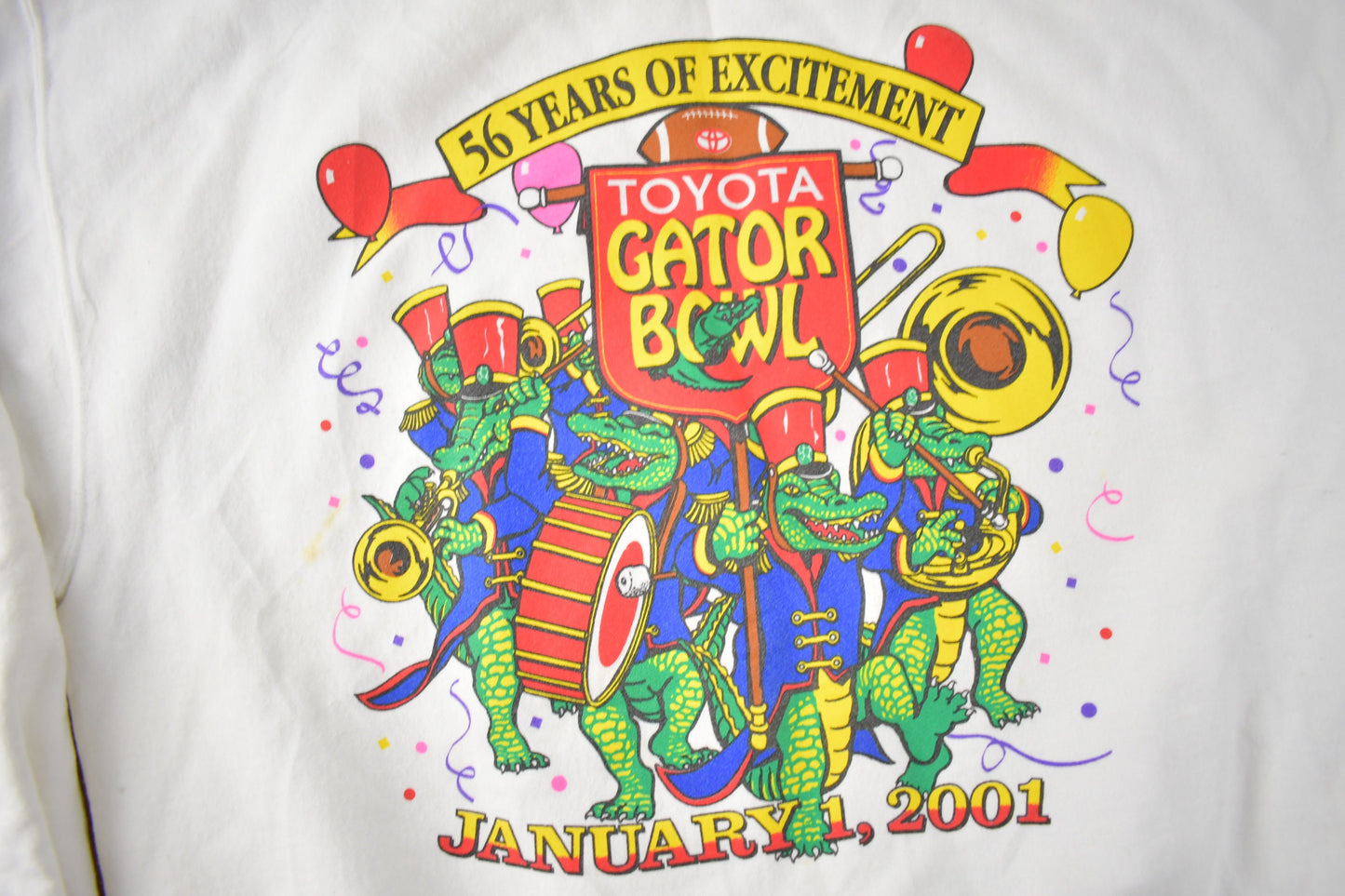 Vintage 2001 Toyota Gator Bowl Crewneck Sweatshirt Made In USA