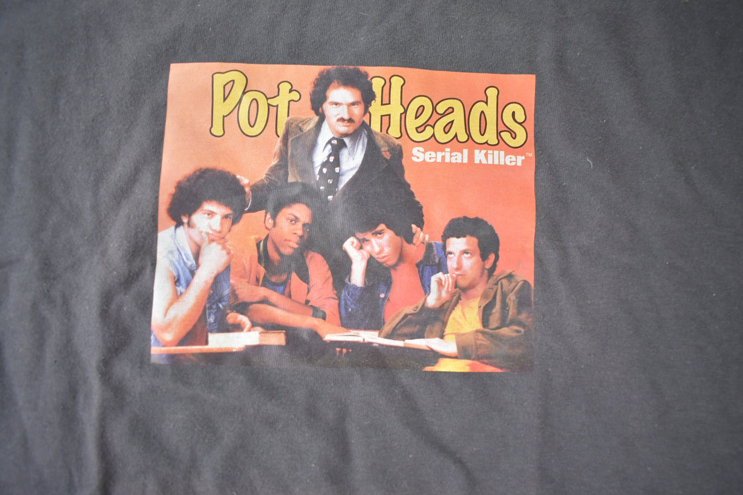 Vintage 1990s Pot Heads Graphic T Shirt Made In USA