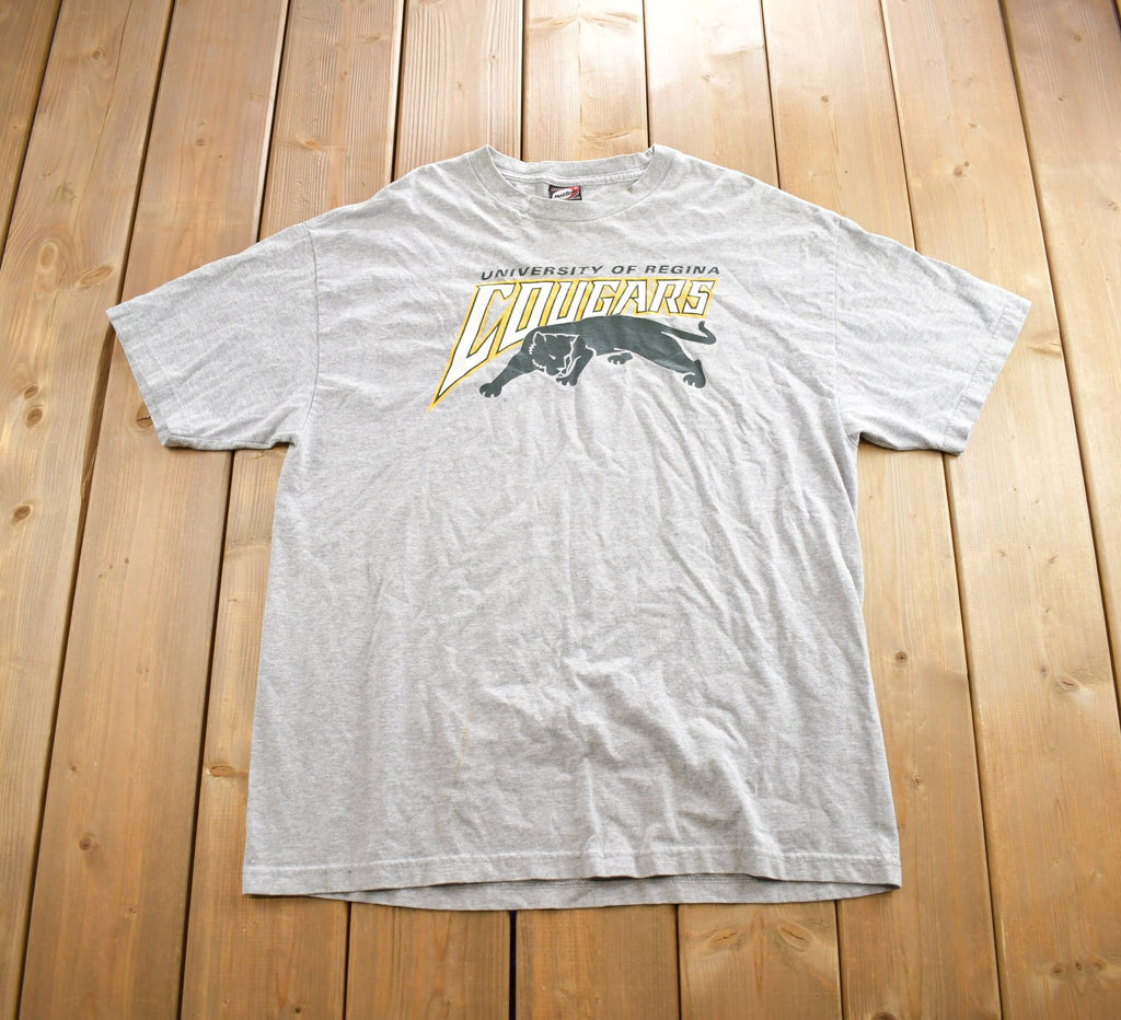 Vintage 1980s University Of Regina Graphic T-Shirt Made In USA