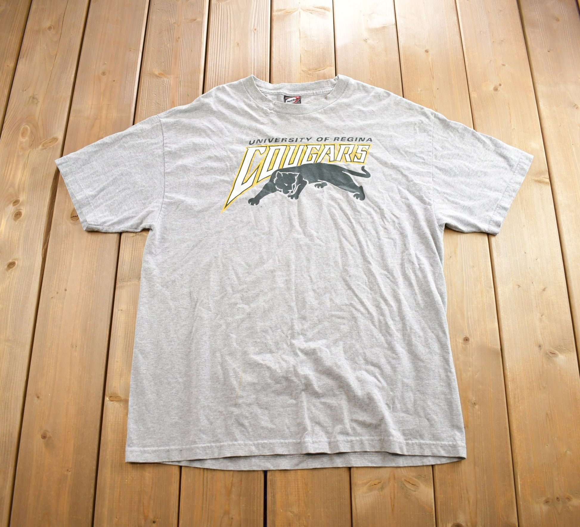 Vintage 1980s University Of Regina Graphic T-Shirt Made In USA