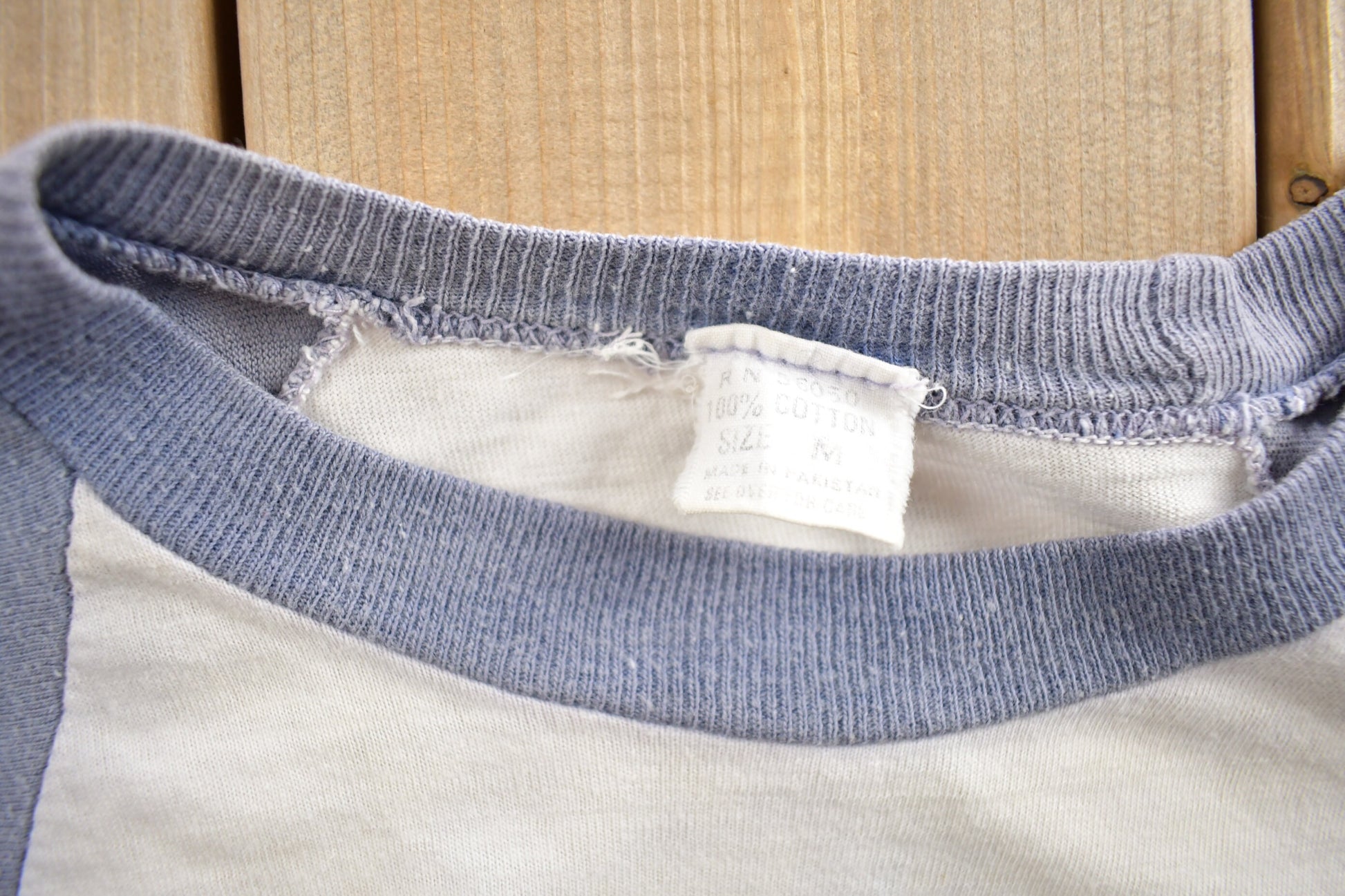 Vintage 1980s The Who Tour Single Stitch Three Quarter Sleeve Band Tee Made in USA