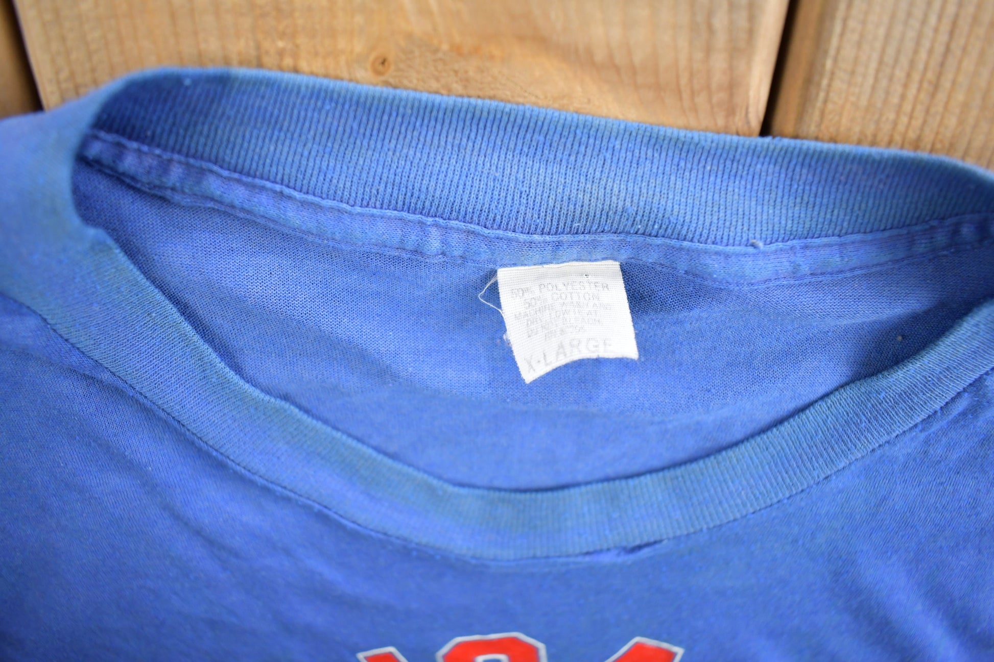 Vintage 1980s Chicago Cubs MLB Baseball Single Stitch T-Shirt Made In USA