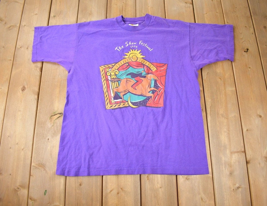 Vintage 1996 The Shaw Festival Souvenir Travel Single Stitch T Shirt Made In USA