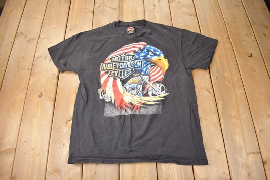 Vintage 1990s San Francisco Harley Davidson Motorcycles Single Stitch Graphic T-Shirt Made In USA