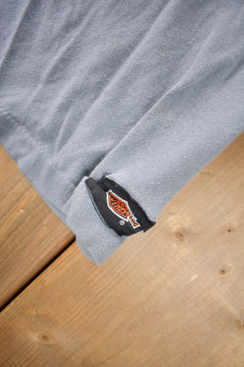 Vintage 1980s Camerons Harley Davidson Perth Ontario Single Stitch 3D Emblem T-Shirt Made In USA