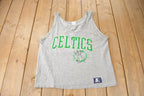 Vintage 1990s Boston Celtics NBA Basketball Starter Graphic Tank Top Made In USA