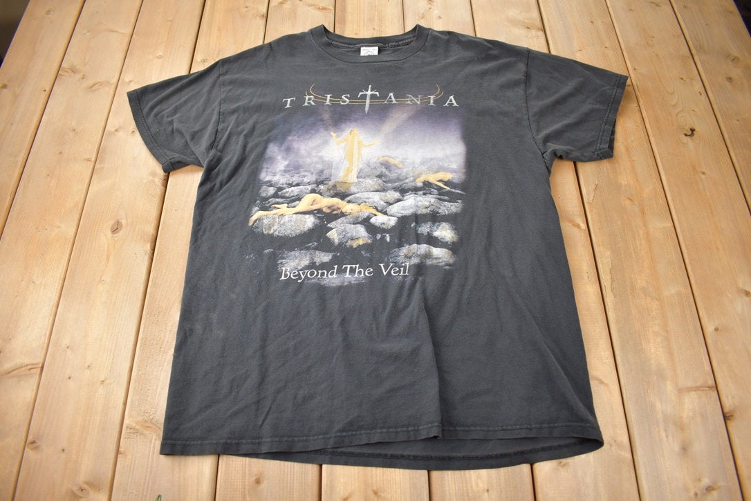 Vintage 1999 Tristania Beyond The Veil Band Tee Size XL