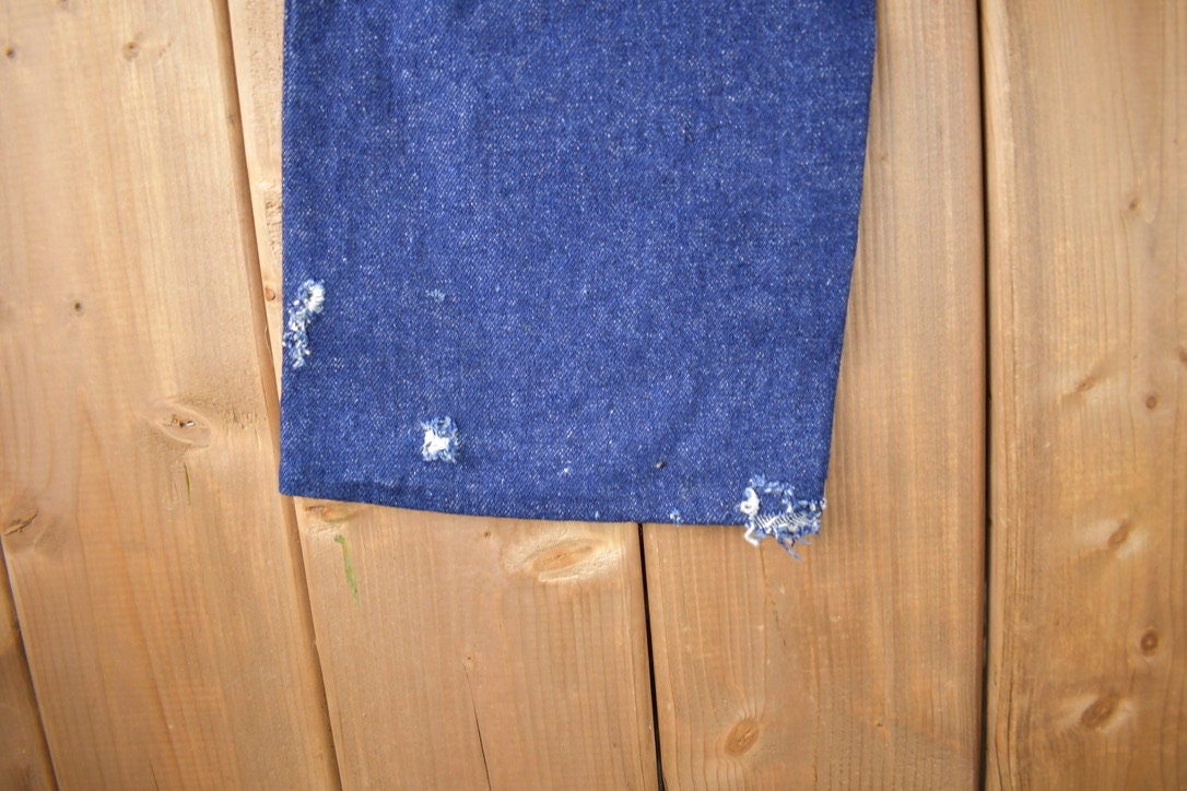 Vintage 1970s Deadstock Levi's 619 Orange Tab Jeans Size 32 x 32 Made In Canada NWT