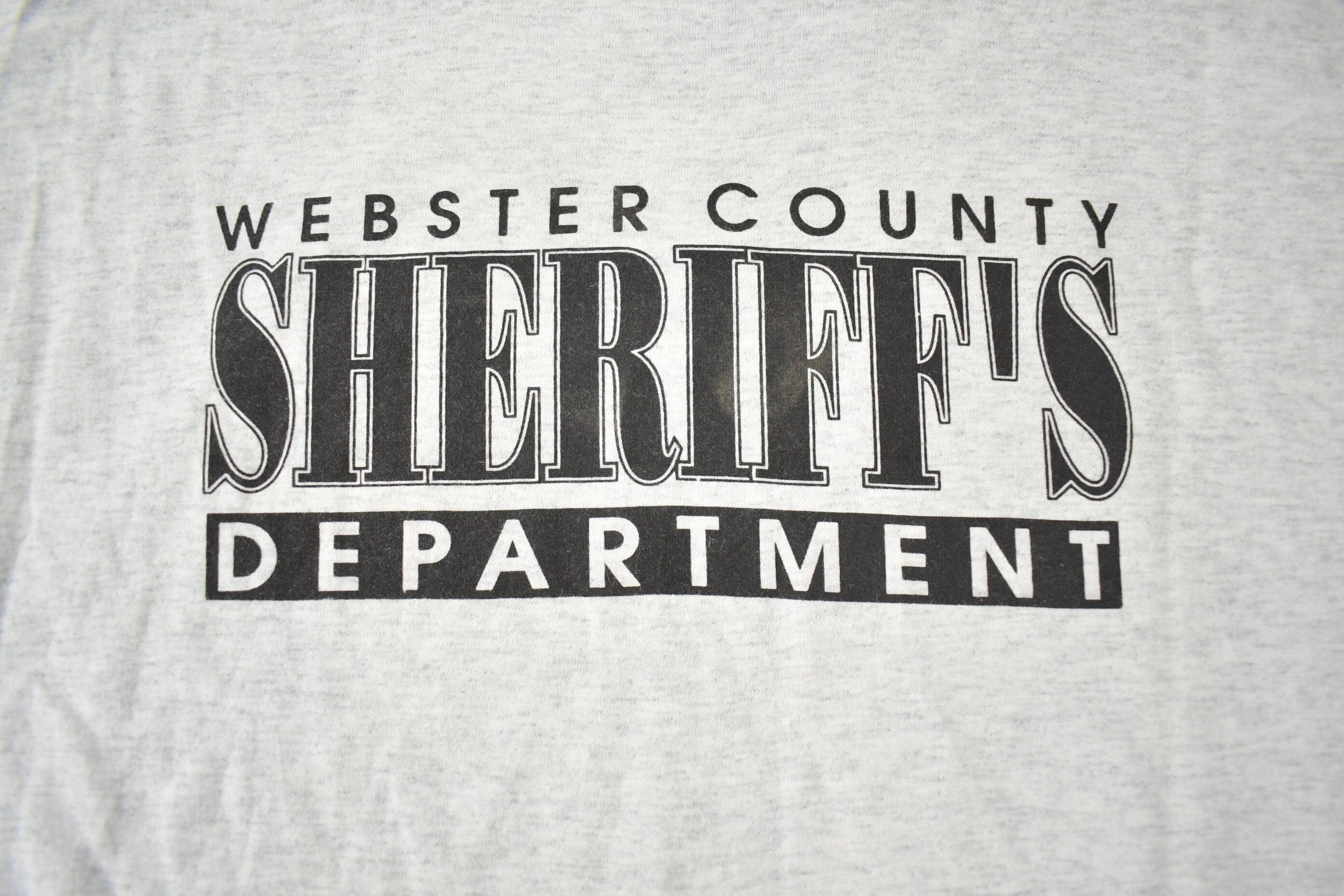 Vintage 1990s D.A.R.E Webster County Sherrif Souvenir T Shirt Made In USA